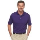 Men's Croft & Barrow&reg; Classic-fit Easy-care Interlock Pocket Polo, Size: Xl, Purple