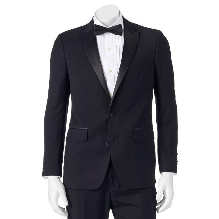 Men's Apt. 9&reg; Extra Slim-fit Tuxedo Jacket, Size: 38 - Regular, Black