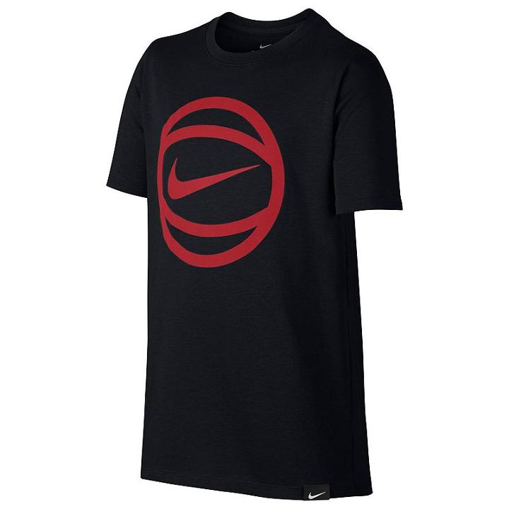 Boys 8-20 Nike Basketball Logo Tee, Boy's, Size: Medium, Grey (charcoal)