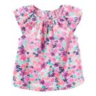 Girls 4-8 Oshkosh B'gosh&reg; Print Keyhole-accent Top, Girl's, Size: 7, Ovrfl Oth