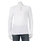 Men's Sonoma Goods For Life&trade; Modern-fit Everyday Henley, Size: Xxl, White