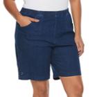 Plus Size Croft & Barrow&reg; Pull-on Shorts, Women's, Size: 1xl, Blue