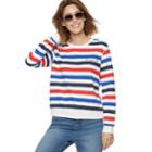 Women's Popsugar Love Ya Self Striped Sweater, Size: Xl, Pink
