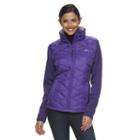 Women's High Sierra Funston Hybrid Quilted Sweater Jacket, Size: Large, Purple
