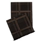 Men's Van Heusen Plaid Woven Scarf, Dark Beige
