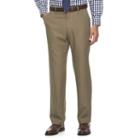 Big & Tall Croft & Barrow&reg; True Comfort Classic-fit Opticool Dress Pants, Men's, Size: 46x34, Beig/green (beig/khaki)