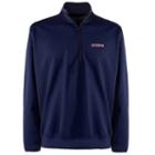 Men's Uconn Huskies 1/4-zip Leader Pullover, Size: Large, Blue