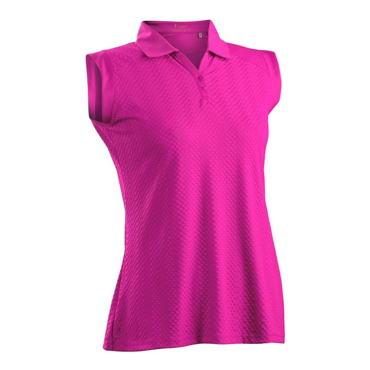Plus Size Nancy Lopez Grace Sleeveless Golf Polo, Women's, Size: 2xl, Brt Pink