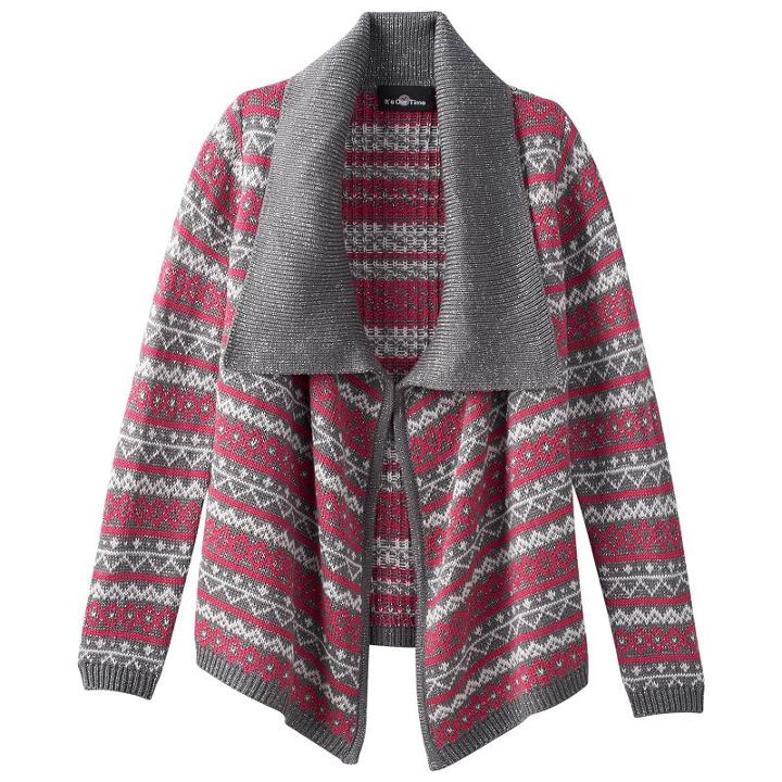 Girls 7-16 & Plus Size It's Our Time Cardigan, Size: Medium, Med Pink