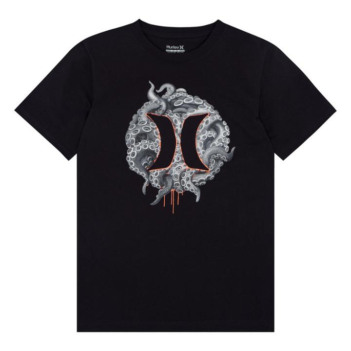 Boys 8-20 Hurley Wild Arms Tee, Size: Medium, Black