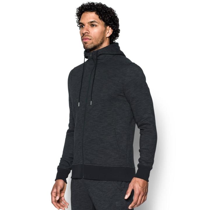 Men's Under Armour Baseline Fleece Hoodie, Size: Large, Black