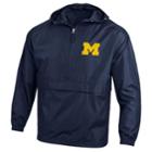 Men's Champion Michigan Wolverines Pack 'n' Go Jacket, Size: Medium, Blue (navy)