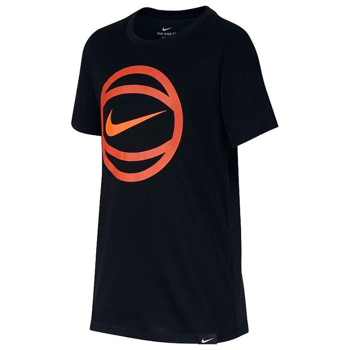 Boys 8-20 Nike Basketball Logo Tee, Boy's, Size: Large, Grey (charcoal)