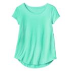Girls 7-16 & Plus Size So&reg; Short Sleeve Curve Hem Tee, Girl's, Size: 7-8, Turquoise/blue (turq/aqua)