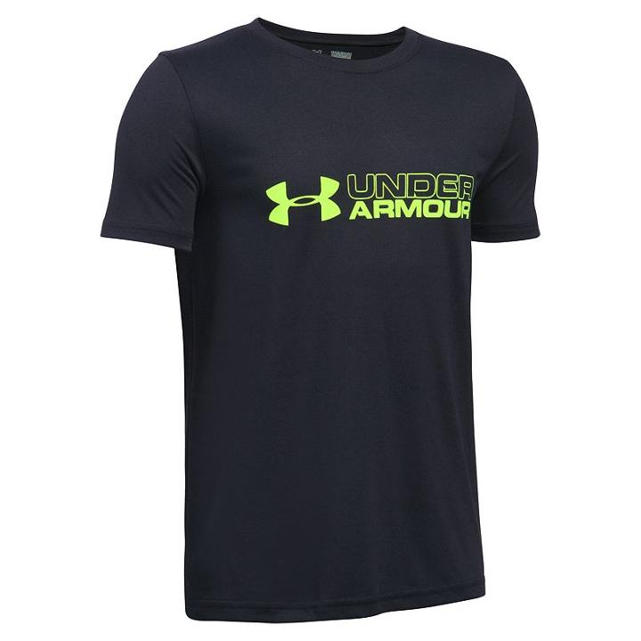 Boys 8-20 Under Armour Dual Logo Tee, Boy's, Size: Xl, Black