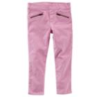Girls 4-12 Oshkosh B'gosh Pull-on Faux-velvet Leggings, Size: 10, Pink