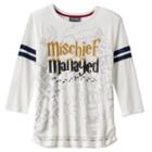 Girls 7-16 Harry Potter Mischief Managed Glitter Graphic Tee, Girl's, Size: Small, White Oth