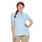 Juniors' Plus Size So&reg; Uniform Polo Top, Girl's, Size: 3xl, Med Blue
