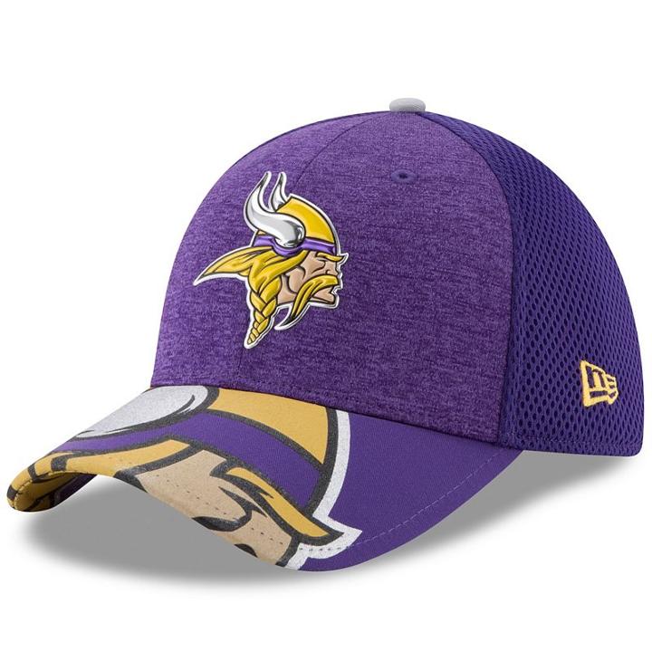 Adult New Era Minnesota Vikings 39thirty Nfl Draft Spotlight Flex-fit Cap, Size: L/xl, Ovrfl Oth