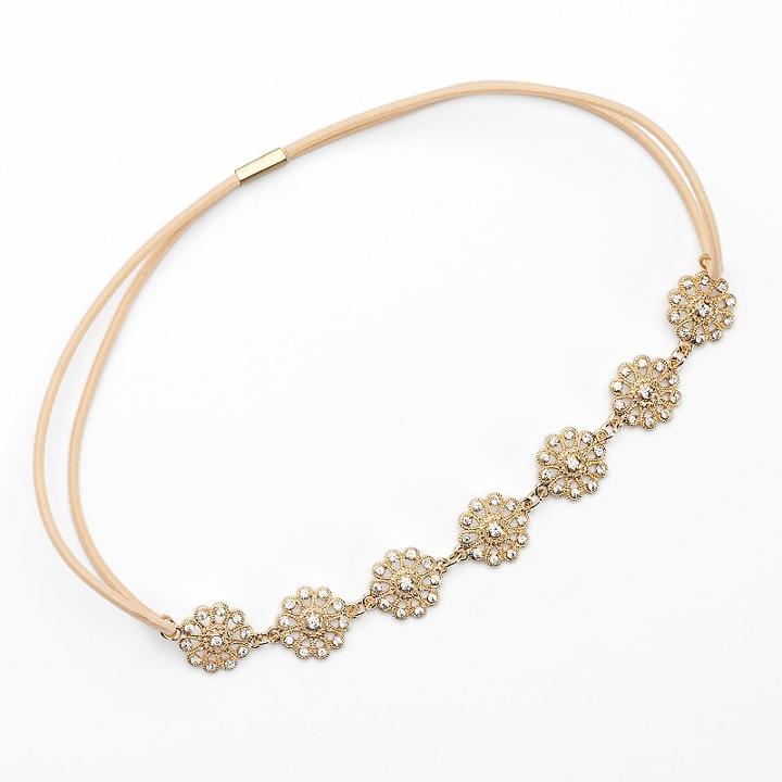 Lc Lauren Conrad Medallion Headband, Women's, Gold