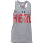 Girls 7-16 Dc Comics Wonder Woman Hero Tank Top By Under Armour, Girl's, Size: Small, Dark Grey