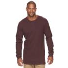 Big & Tall Sonoma Goods For Life&trade; Supersoft Thermal Crewneck Tee, Men's, Size: Xxl Tall, Brown