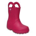 Crocs Handle It Kids' Rain Boots, Kids Unisex, Size: 1, Red Other