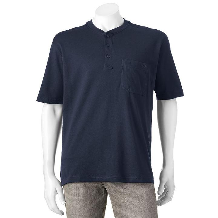 Men's Wolverine Knox Henley, Size: Large, Blue (navy)