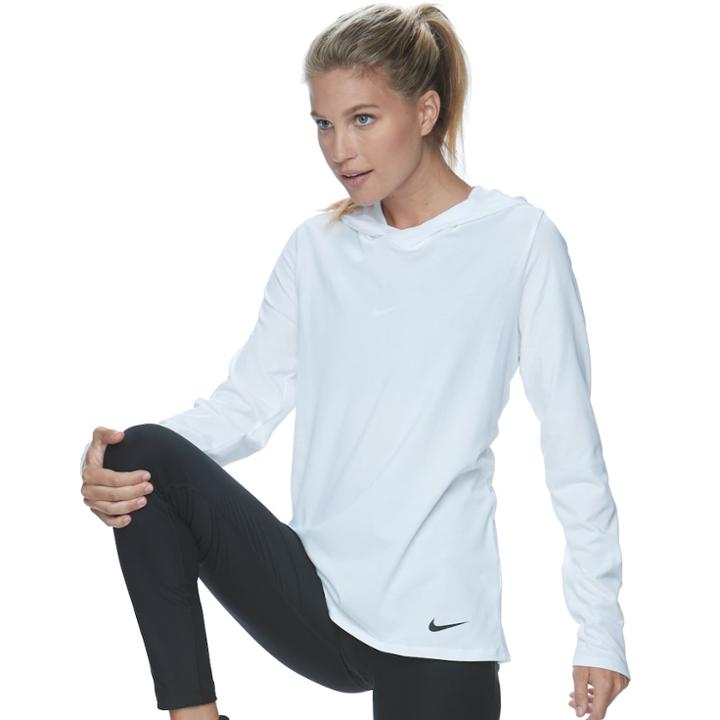 Women's Nike Dry Training Hoodie, Size: Xl, White