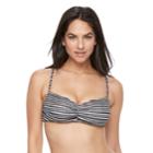 Women's Apt. 9&reg; Strappy Back Bikini Top, Size: Large, Oxford