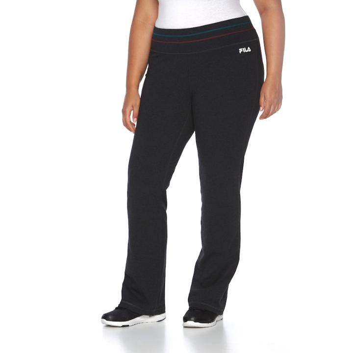 Plus Size Fila Sport&reg; Vibrant Workout Pants, Women's, Size: 2xl, Light Grey