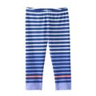 Girls 7-16 & Plus Size So&reg; Patterned Capri Leggings, Girl's, Size: 14 1/2, Dark Blue
