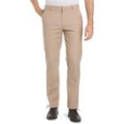 Men's Van Heusen Straight-fit Flex Oxford Dress Pants, Size: 34x30, Beig/green (beig/khaki)