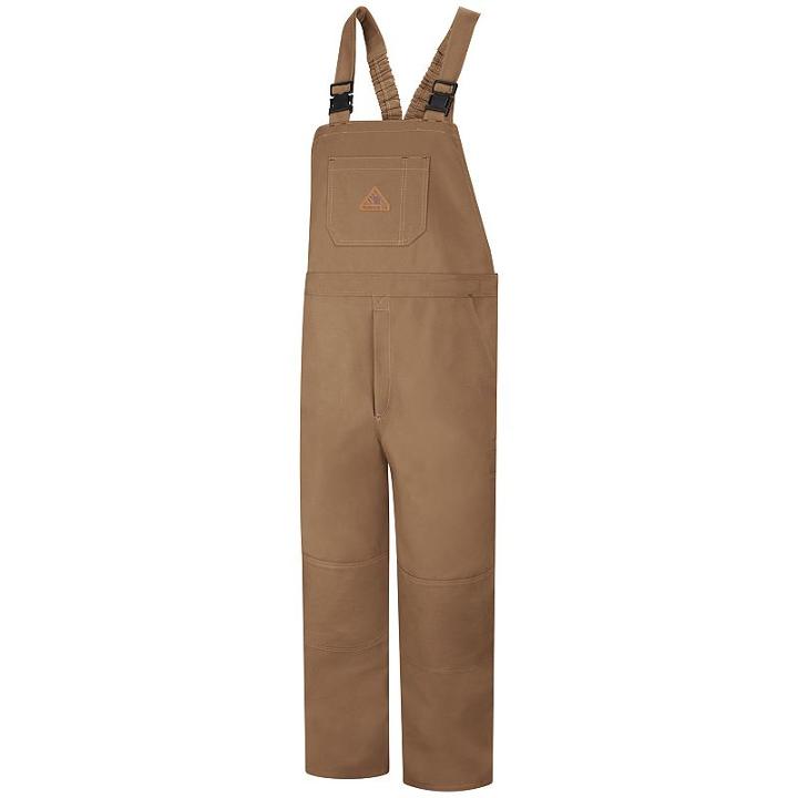 Men's Bulwark Fr Excel Fr Comfortouch Duck Unlined Bib Overall, Size: Xxl, Blue