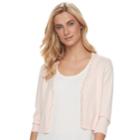 Women's Ronni Nicole Embellished Trim Shrug, Size: Regular, Light Red