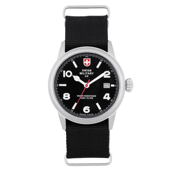 Swiss Military By Charmex(cx) Men's Watch - 78335-8-b, Size: Large, Black
