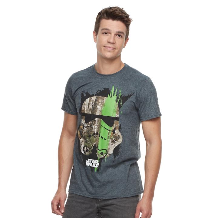 Boys 8-20 Storm Trooper Graphic Tee, Size: Xxl, Dark Grey