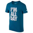 Boys 8-20 Nikei'm All Day Tee, Size: Medium, Light Blue