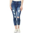 Juniors' Wallflower Skinny Capri Jeans, Teens, Size: 15, Orange