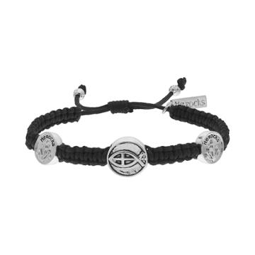 He Rocks Fish Corded Bolo Bracelet, Women's, Size: 9, Multicolor