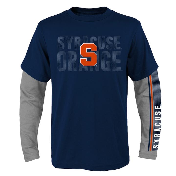 Boys 8-20 Syracuse Orange Playmaker Tee Set, Size: Xl 18-20, Dark Blue