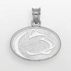 Penn State Nittany Lions Sterling Silver Logo Charm, Women's, Size: 5/8, Multicolor