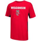 Boys 8-20 Campus Heritage Wisconsin Badgers Ultra Tee, Boy's, Size: L(14/16), Light Red