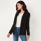 Women's Lc Lauren Conrad Relaxed Open-front Blazer, Size: Large, Black