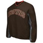 Men's Cleveland Browns Ripstop Pullover Jacket, Size: Medium, Ovrfl Oth