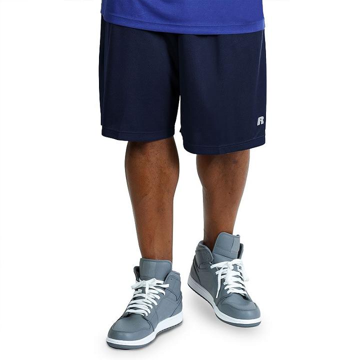Big & Tall Russell Athletic Dri-power Solid Shorts, Men's, Size: 4xb, Blue