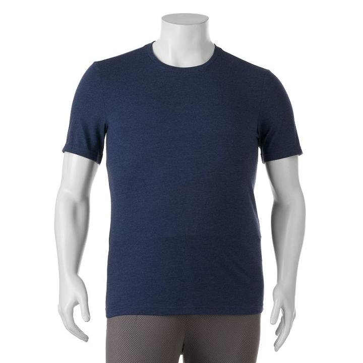 Big & Tall Tek Gear&reg; Crewneck Tee, Men's, Size: Xxl Tall, Blue (navy)