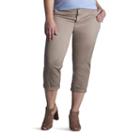 Plus Size Lee Chino Crop Pants, Women's, Size: 16 - Regular, Grey Other