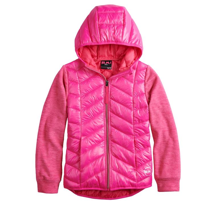 Girls 7-16 Rosemont 1958 Nadine Quilted Lightweight Jacket, Size: 14, Pink