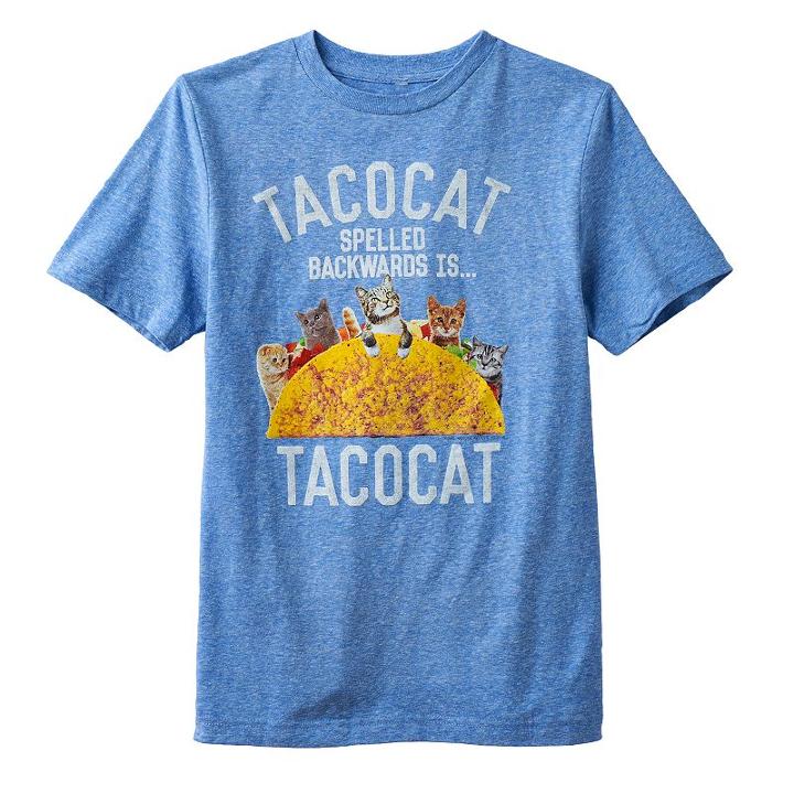 Boys 8-20 Food Humor Graphic Tee, Boy's, Size: Xl, Med Blue